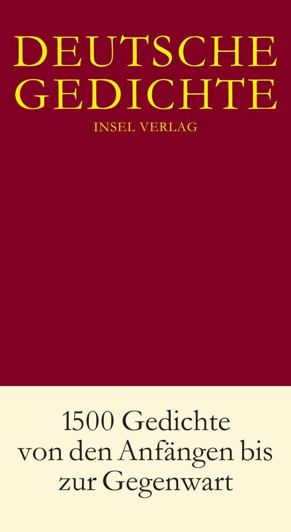 Deutsche Gedichte in einem Band (Buch)