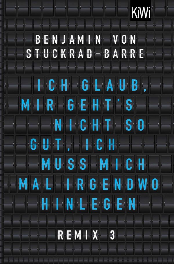 Ich glaub, mir gehts nicht so gut, ich muss mich mal irgendwo hinl...