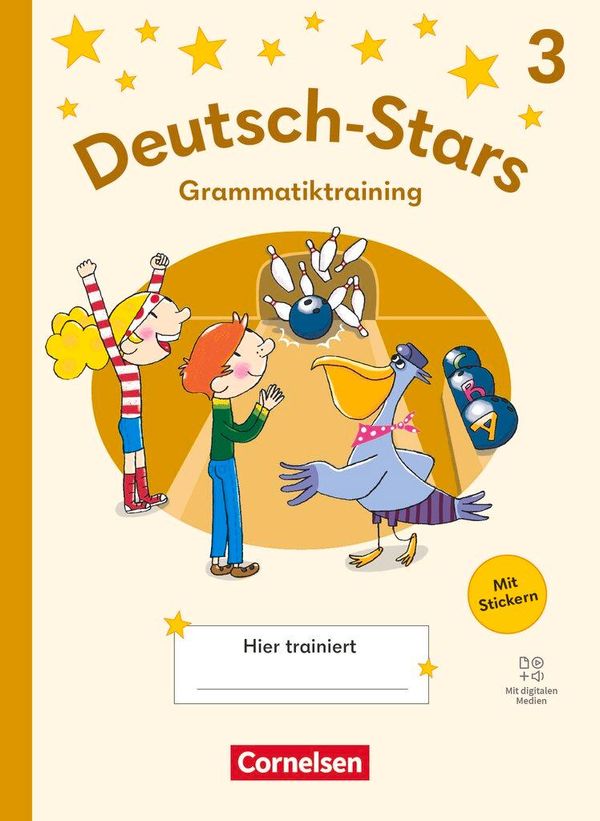 Deutsch-Stars 3. Schuljahr- Grammatiktraining - Ausgabe 2025 - Übun...