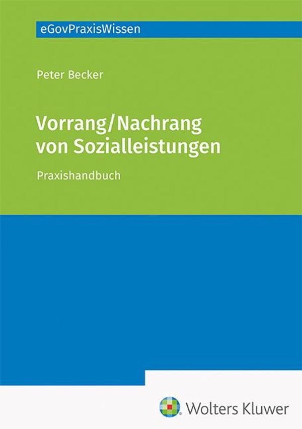 Vorrang / Nachrang von Sozialleistungen - Peter Becker (Buch)