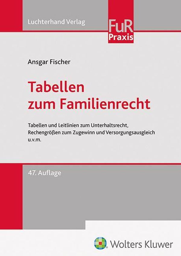 Tabellen zum Familienrecht (Buch)