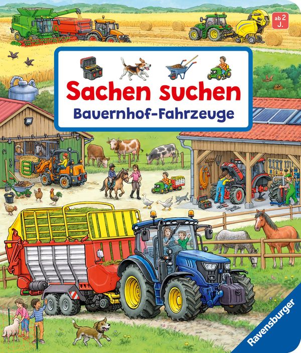 Sachen suchen - Bauernhof-Fahrzeuge - Susanne Gernhäuser (Buch)