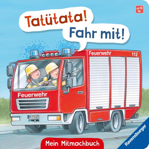 Tatütata! Fahr mit! Mein Feuerwehr-Mitmachbuch - Bernd Penners (Buch)
