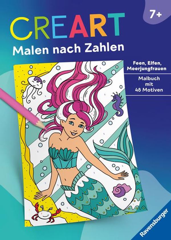 Ravensburger CreArt Malen nach Zahlen ab 7: Feen, Elfen, Meerjungfr...