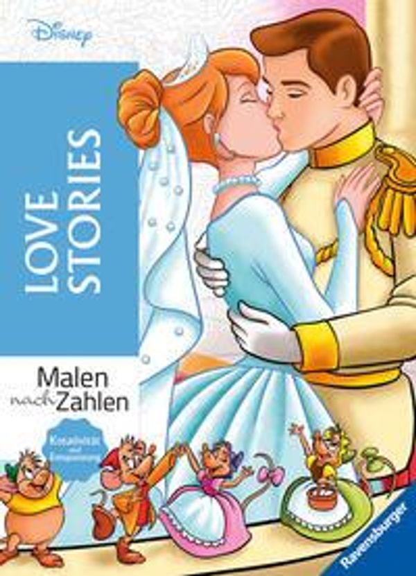 Malen nach Zahlen Disney: Love Stories - Malbuch für Erwachsene (Buch)