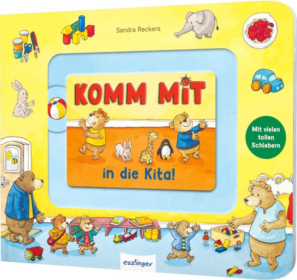Meine Schiebebahn-Pappe: Komm mit in die Kita - Julia Klee (Buch)
