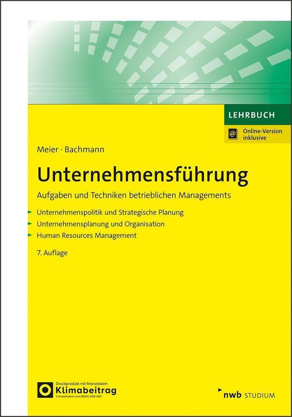Unternehmensführung - Harald Meier (Buch)