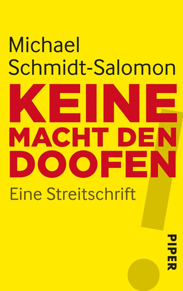 Keine Macht den Doofen - Michael Schmidt-Salomon (Buch)