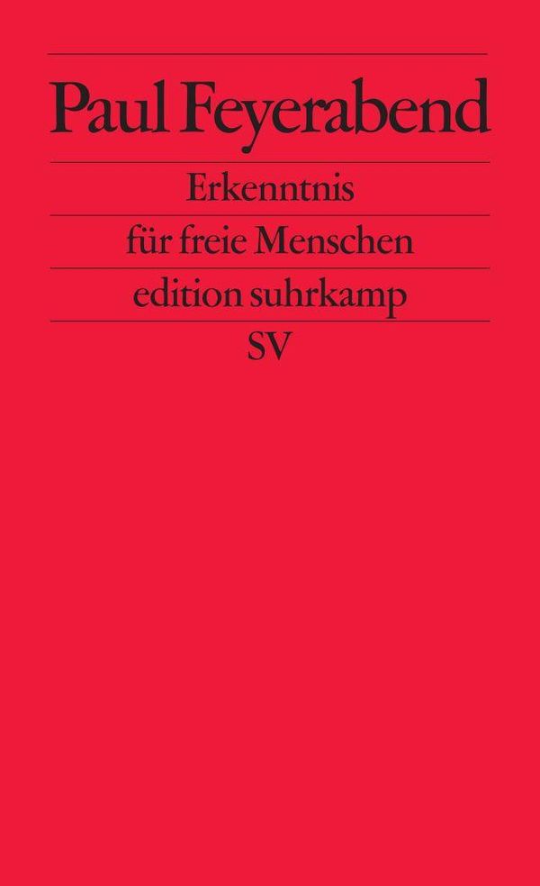 Erkenntnis für freie Menschen - Paul Feyerabend (Buch)