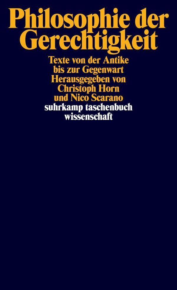 Philosophie der Gerechtigkeit (Buch)