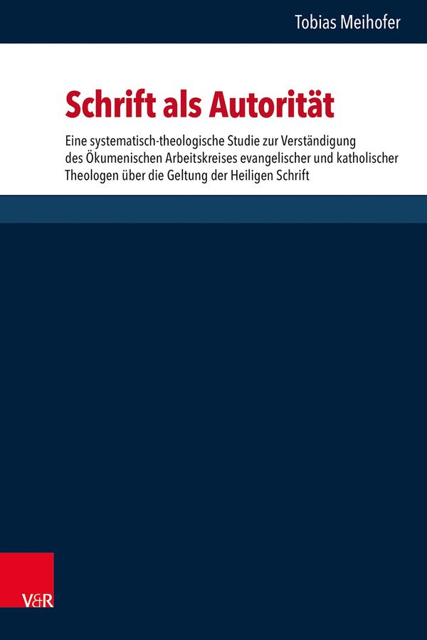 Schrift als Autorität - Tobias Meihofer (Buch)
