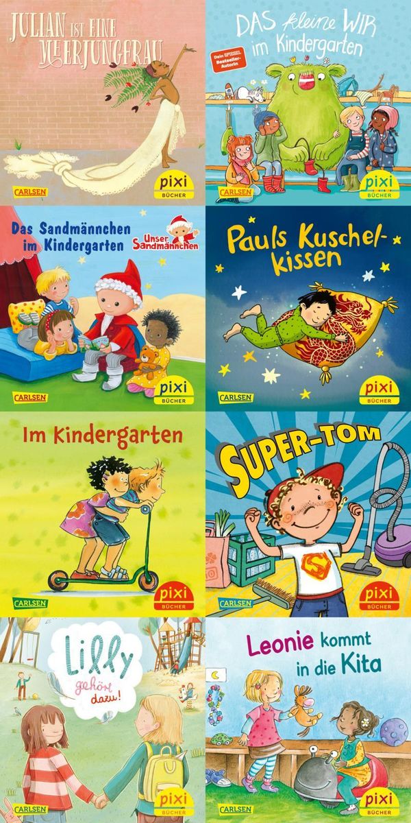 Pixi-8er-Set 286: Pixis bunter Kindergarten (8x1 Exemplar) (Buch)