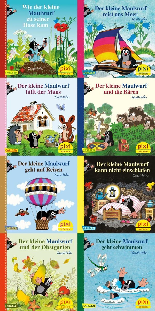 Pixi-8er-Set 256: Der kleine Maulwurf (8x1 Exemplar) - Zdenek Miler