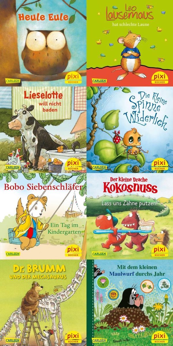 Pixi-Box 297: Pixis liebste Kinderbuch-Helden (8x8 Exemplare) (Buch)