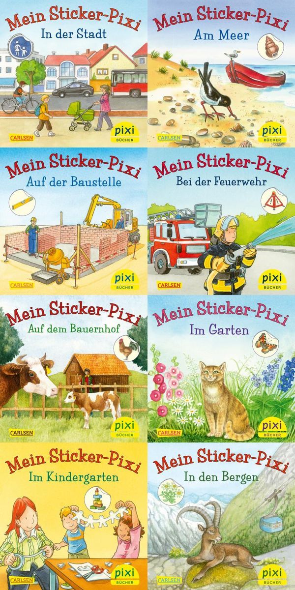 Pixi-Serie Nr. 199: Meine Sticker-Pixis. 64 Exemplare (Buch)