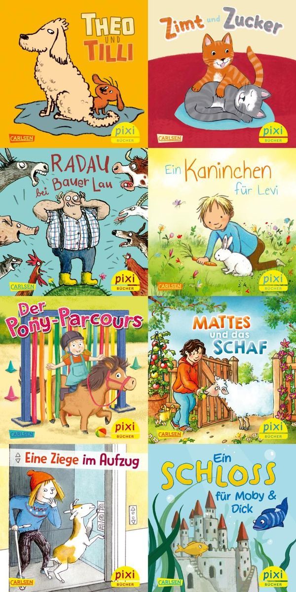Pixi-Box 306: Pixis Lieblingstiere (8x8 Exemplare) - diverse (Buch)
