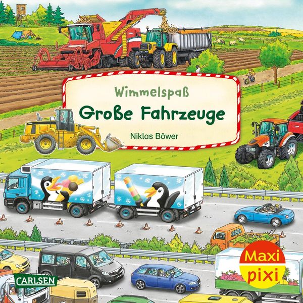 Maxi Pixi 488: VE 5: Wimmelspaß Große Fahrzeuge (5 Exemplare) (Buch)