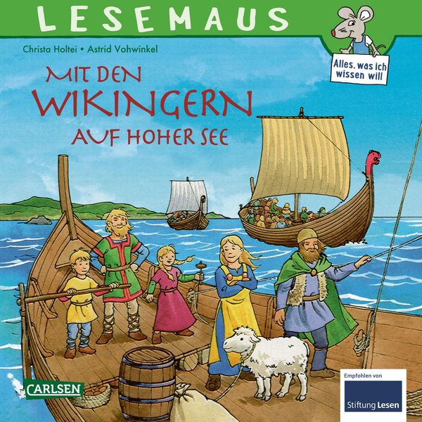 LESEMAUS 148: Mit den Wikingern auf hoher See - Christa Holtei (Buch)
