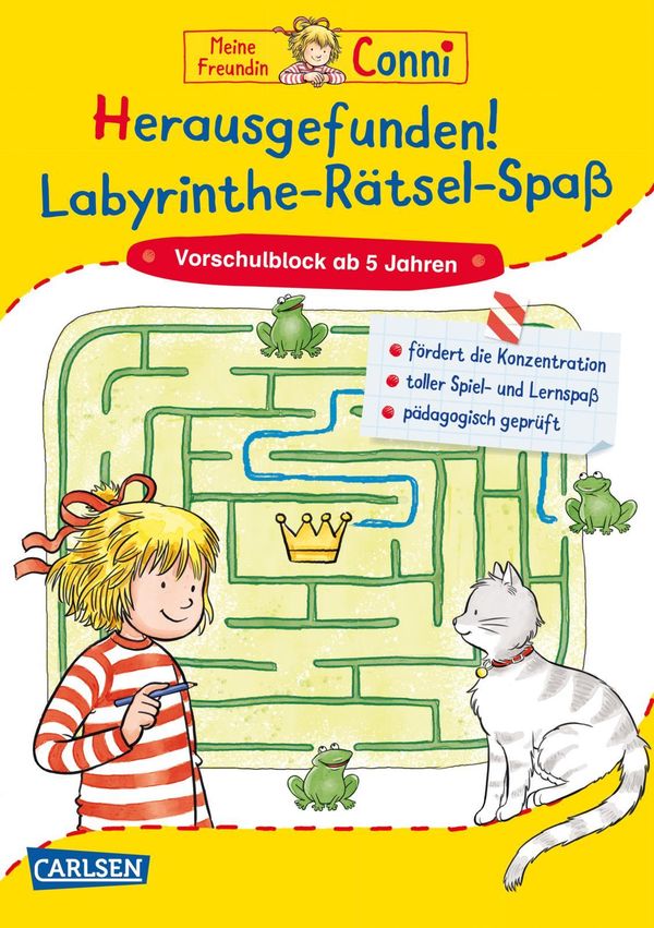 Conni Gelbe Reihe (Beschäftigungsbuch): Herausgefunden! Labyrinthe-...