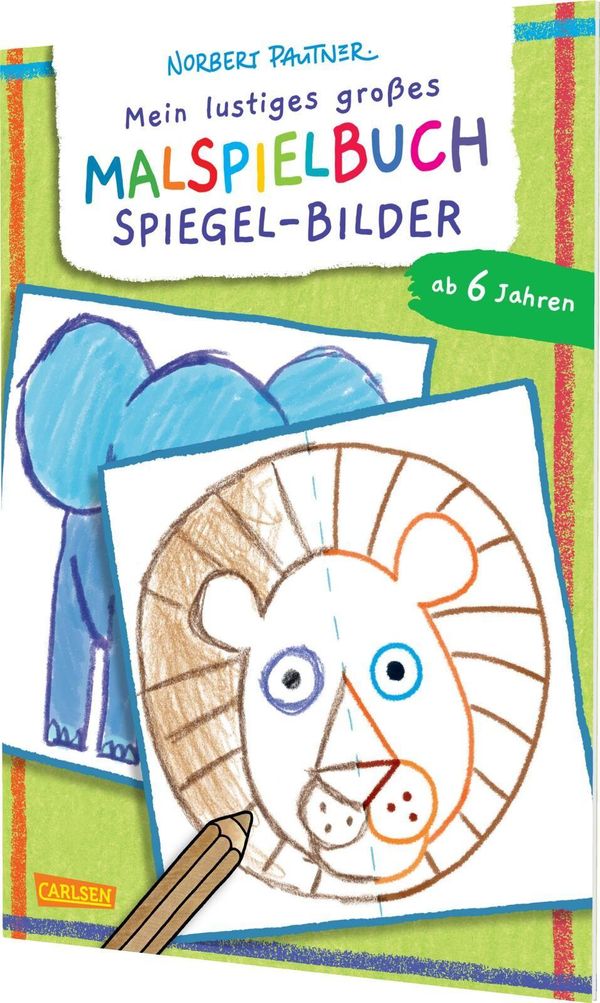 Mein lustiges großes Malspielbuch: Spiegel-Bilder (ab 6 Jahren) (Buch)