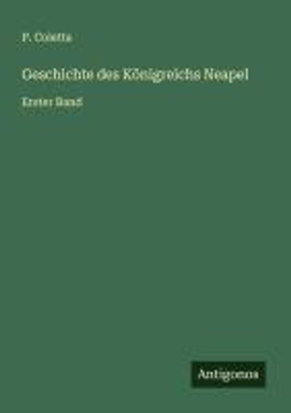 Geschichte des Königreichs Neapel - P. Coletta (Buch)
