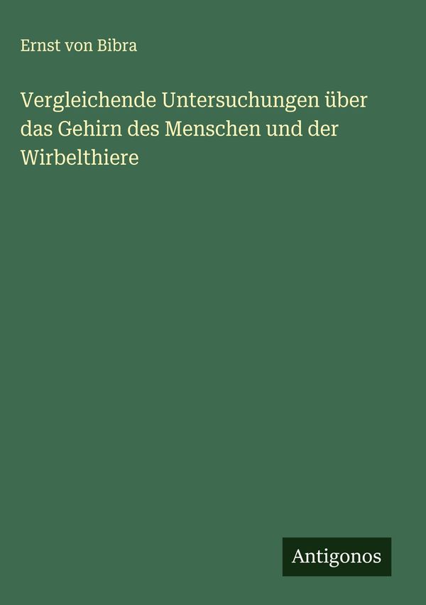 Vergleichende Untersuchungen über das Gehirn des Menschen und der W...