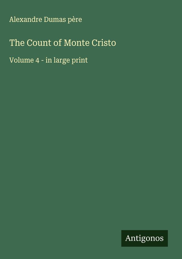 The Count of Monte Cristo - Alexandre Dumas Père (Buch)
