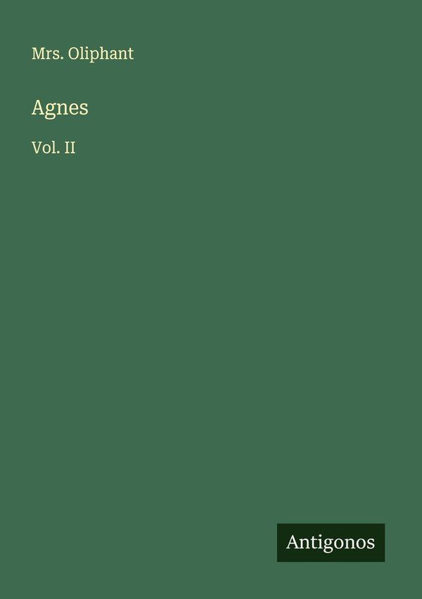 Agnes - Oliphant (Buch)