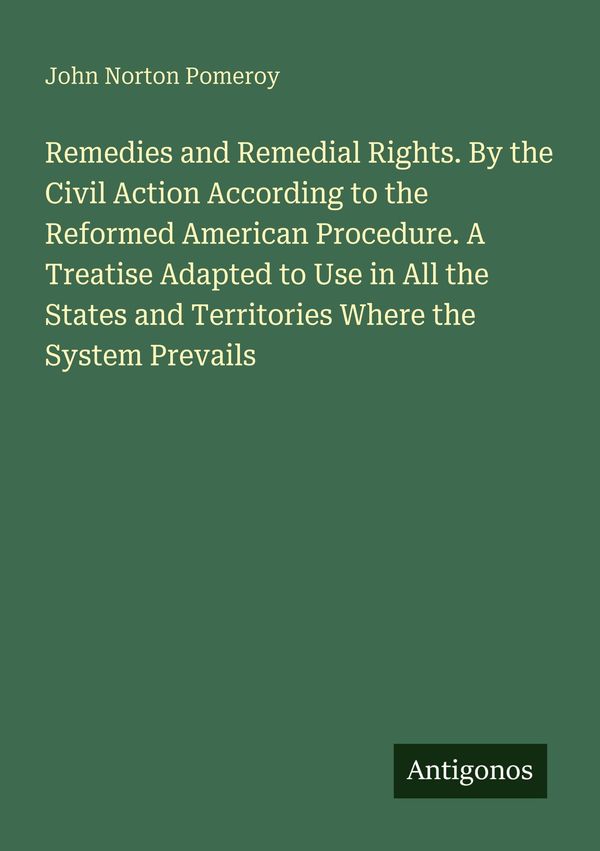 Remedies and Remedial Rights. By the Civil Action According to the ...