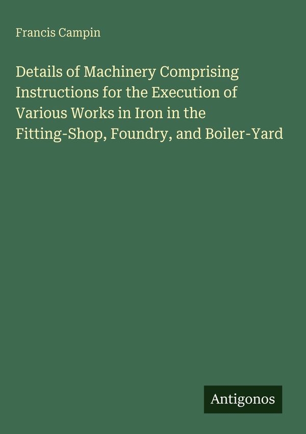 Details of Machinery Comprising Instructions for the Execution of V...