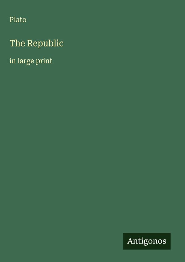 The Republic - Plato (Buch)