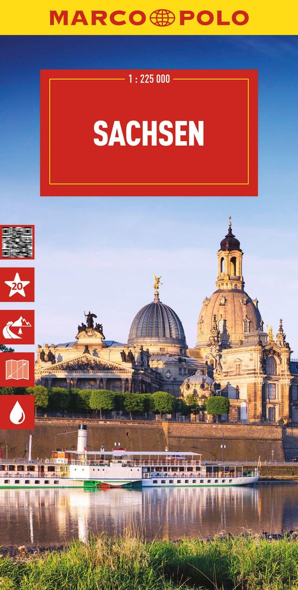 MARCO POLO Reisekarte Deutschland 09 Sachsen 1:225.000