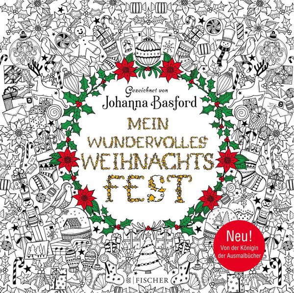 Mein wundervolles Weihnachtsfest - Johanna Basford (Buch)