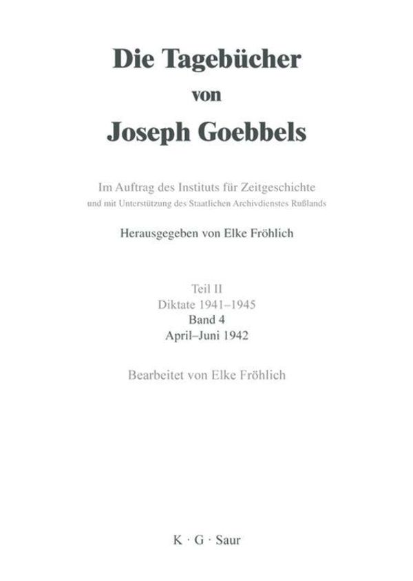 April - Juni 1942 (Buch)