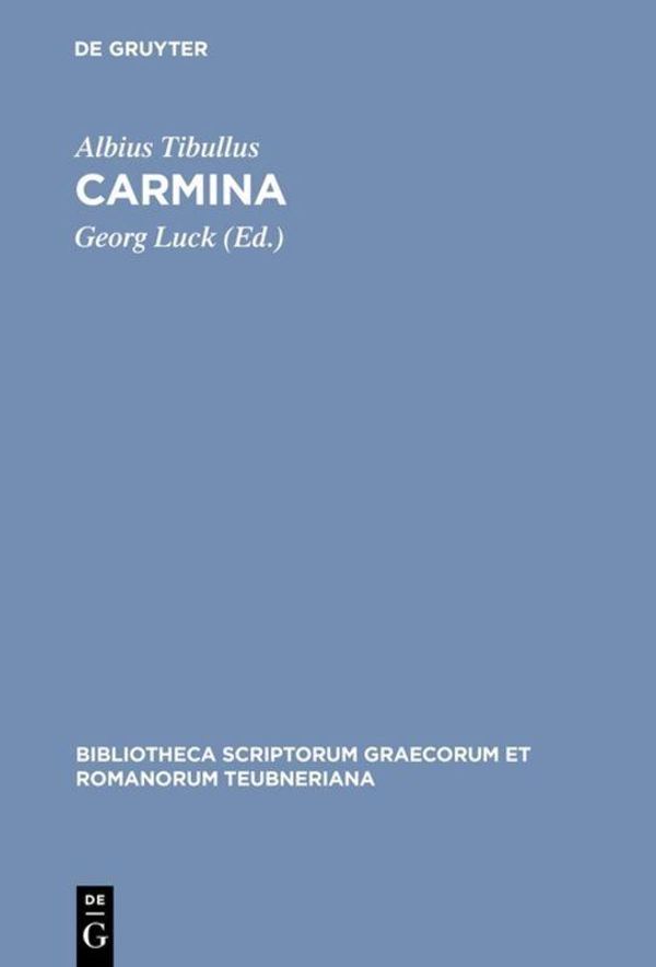 Carmina - Albius Tibullus (Buch)