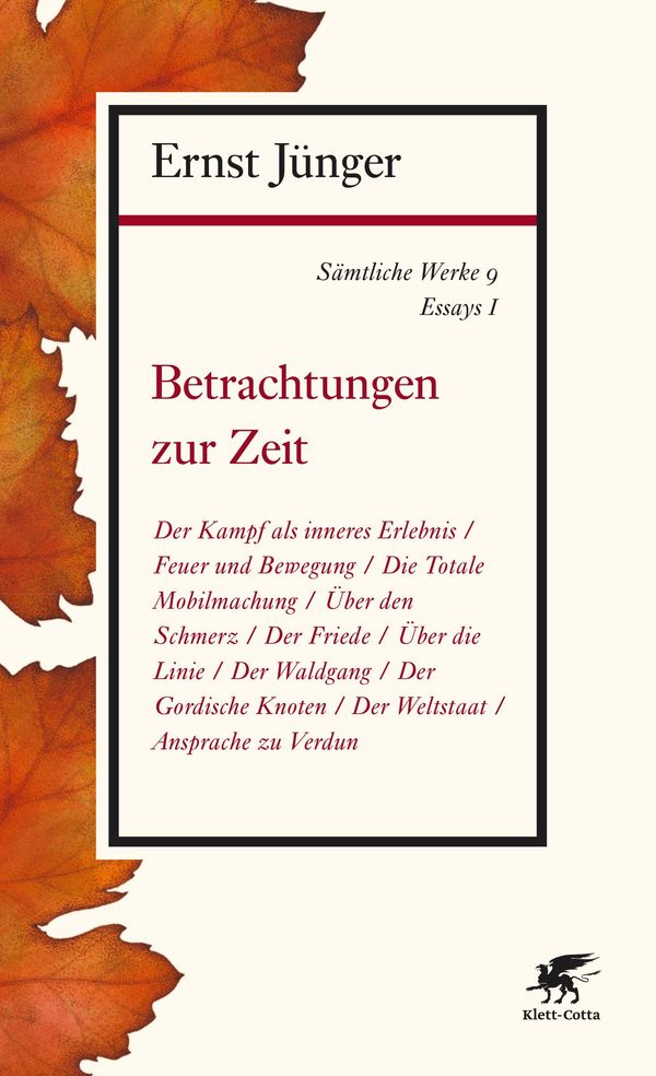 Sämtliche Werke - Band 9 - Ernst Jünger (Buch)