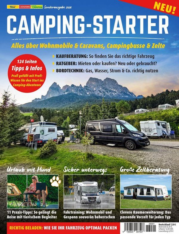 pro mobil Camping-Starter 01/2026 Fahrtraining, Raumerweiterung, Hu...