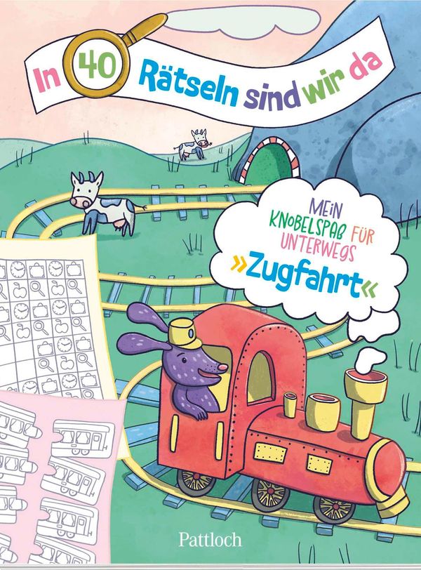 In 40 Rätseln sind wir da! - Zugfahrt (Buch)