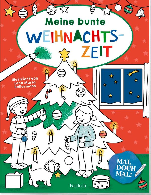 Mal doch mal! - Meine bunte Weihnachtszeit (Buch)