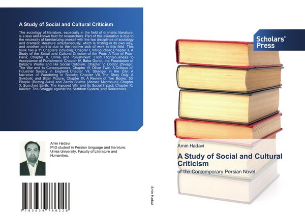 A Study of Social and Cultural Criticism - Amin Hadavi (Buch)