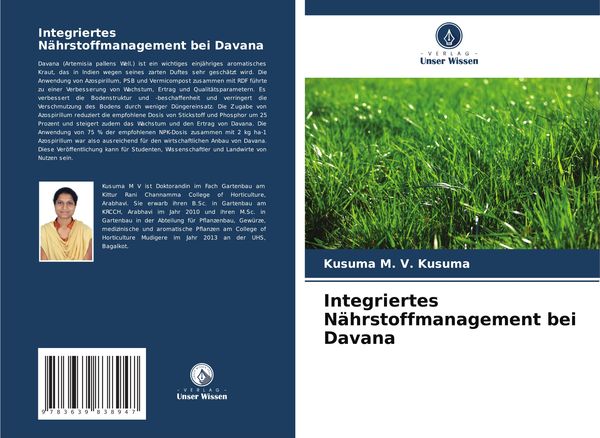 Integriertes Nährstoffmanagement bei Davana - Kusuma M. V. Kusuma