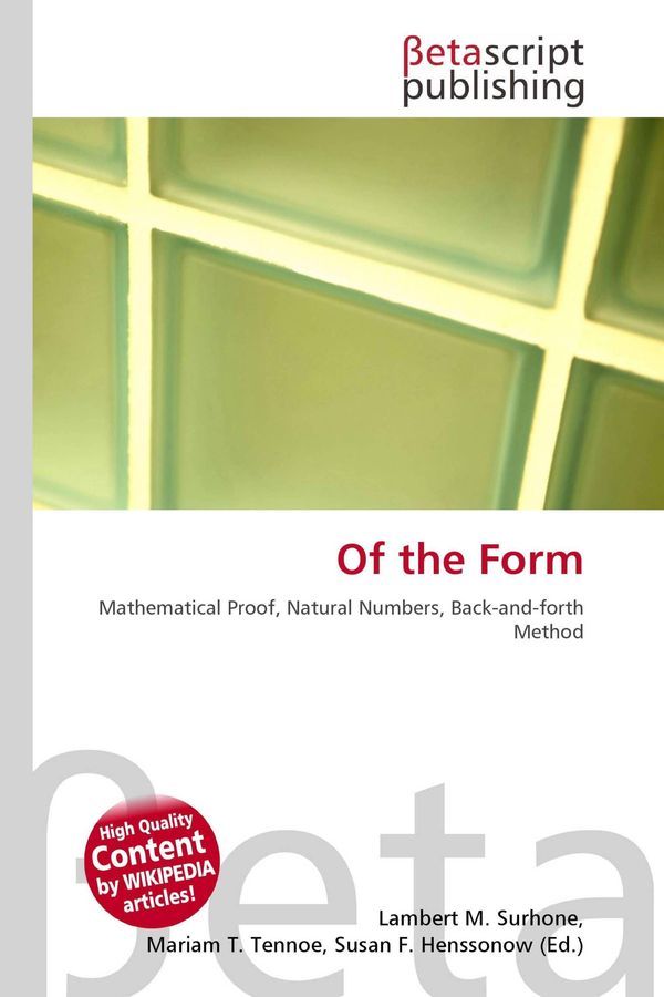 Of the Form