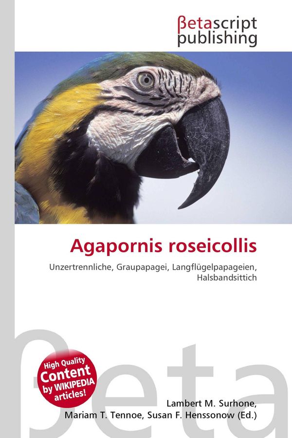 Agapornis roseicollis (Buch)