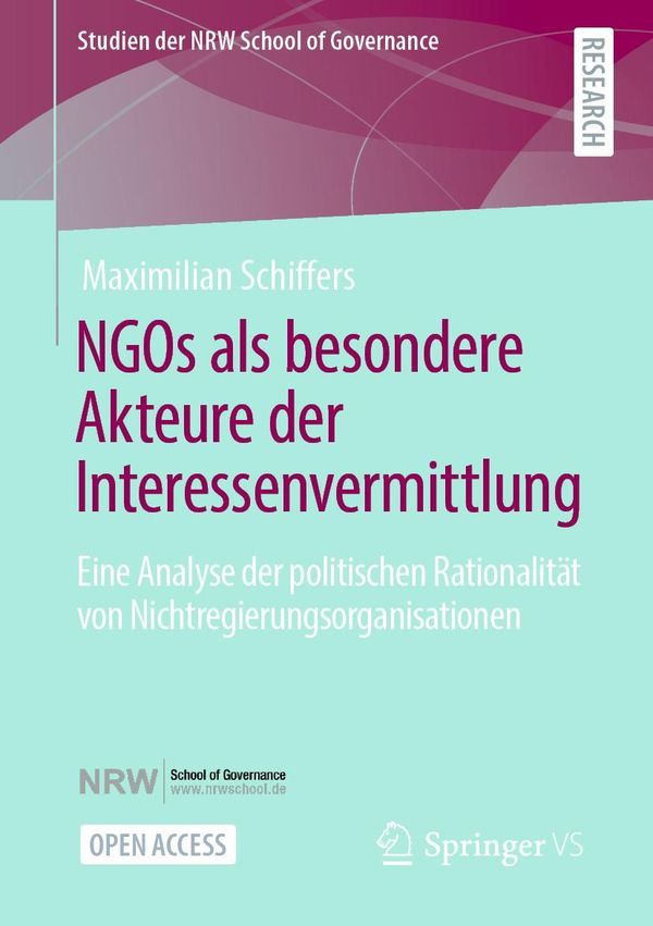 NGOs als besondere Akteure der Interessenvermittlung (Buch)
