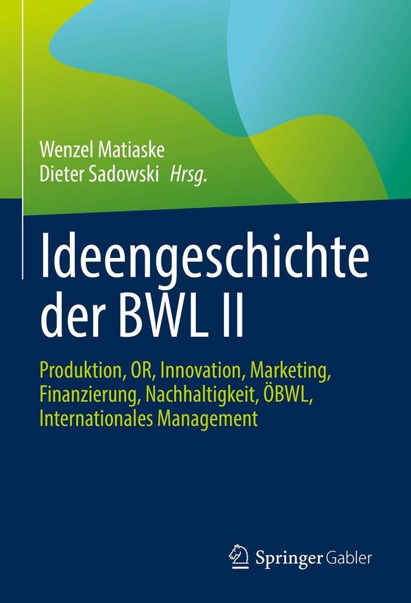 Ideengeschichte der BWL II (Buch)