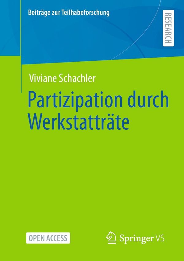 Partizipation durch Werkstatträte - Viviane Schachler (Buch)