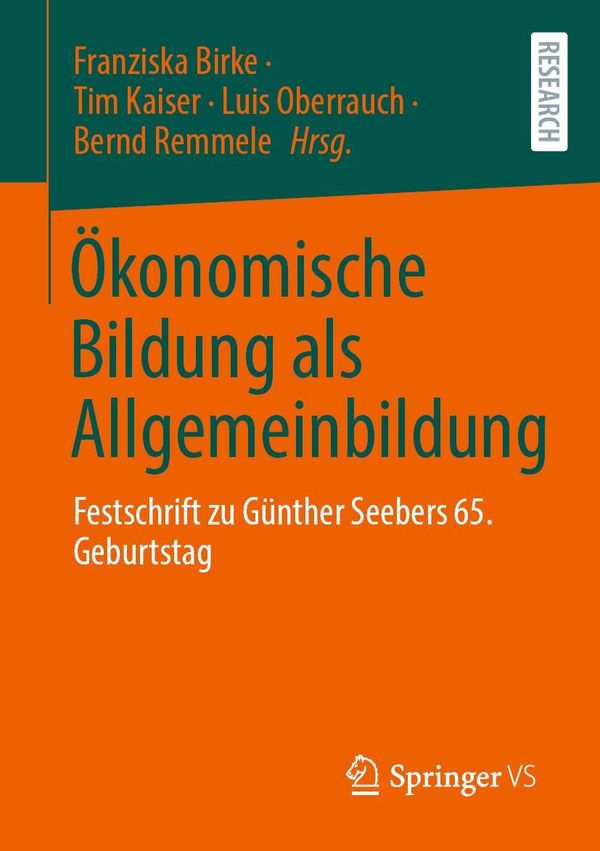 Ökonomische Bildung als Allgemeinbildung (Buch)