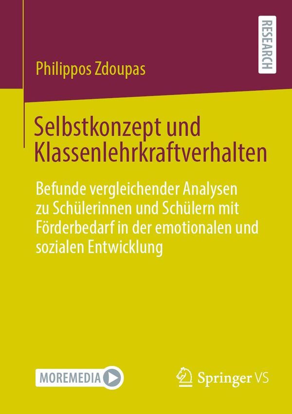 Selbstkonzept und Klassenlehrkraftverhalten - Philippos Zdoupas (Buch)