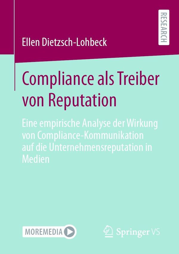 Compliance als Treiber von Reputation - Ellen Dietzsch-Lohbeck (Buch)