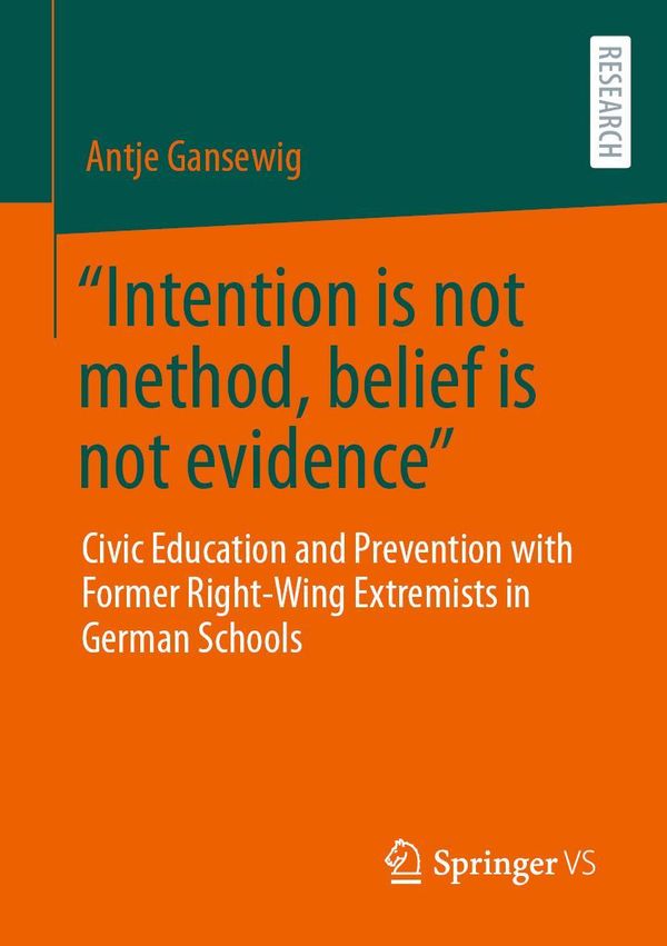"Intention is not method, belief is not evidence"- Antje Gansewig
